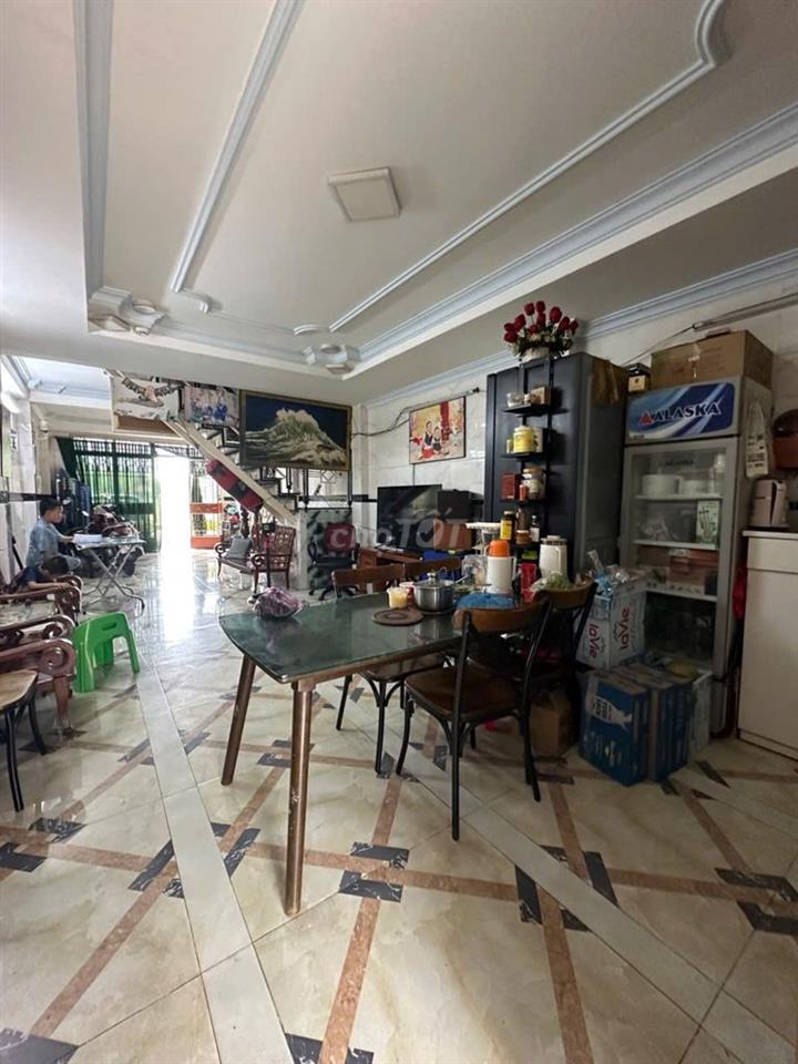 BÁN NHÀ 2 MẶT TIỀN TRƯỚC SAU KÊNH NƯỚC ĐEN 4 TẦNG 4PN 8T  TL 