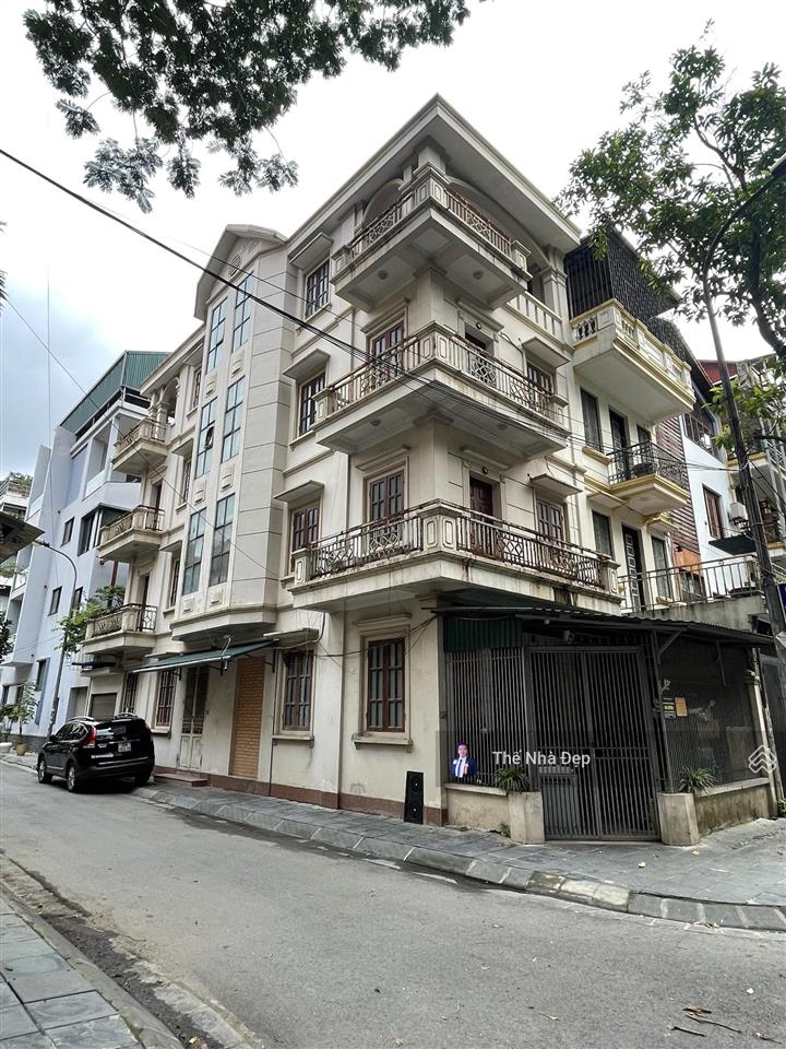 (hạ 2tỷ) 27tỷ lô góc hoàng văn thái 110m2, ô tô đỗ cửa/vào nhà, kd cty, 4t, mt 6m, thông, gần phố