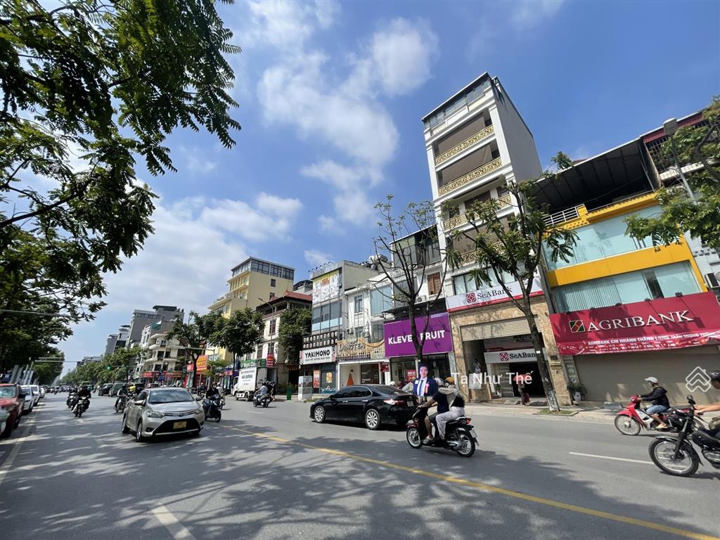 Bán toà mặt phố văn phòng hoàng văn thái 115m2, 9t thang máy mt 5.5m, vỉa hè rộng, cho thuê 1.2tỷ