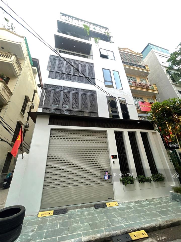(hạ 2 tỷ) 27.5 tỷ, hoàng cầu, 70m2, ôtô tránh, mt 6m, 7t, thang máy, kd cty/vp, vài bước ra hồ, gấp