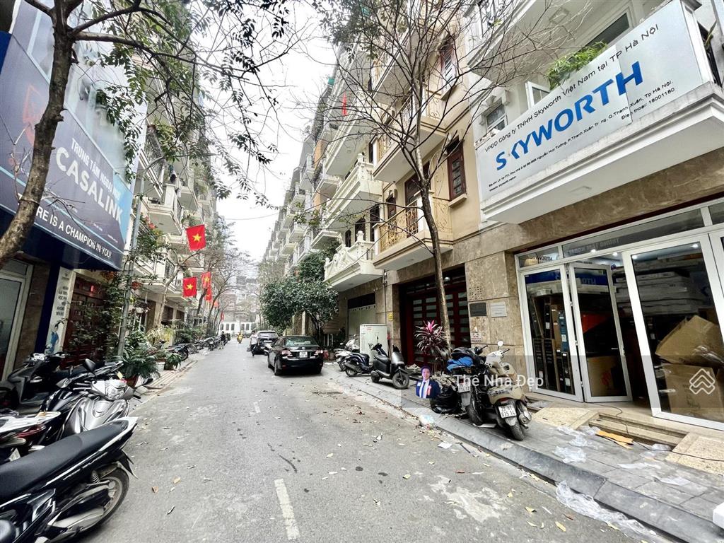 (hạ 4tỷ) 27.5 tỷ lô góc đỗ quang 90m2 phân lô ôtô tránh vỉa hè dân xây mt 5.5m 6t để ở/kd vp/cty