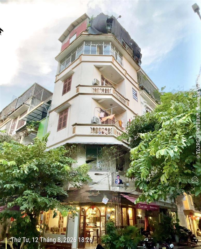 (hạ 3tỷ) 28.8tỷ lô góc hoàng cầu 3mặt thoáng 43/60m2 thang máy ôtô tránh vỉa hè kd cty/vp 6t mt 14m
