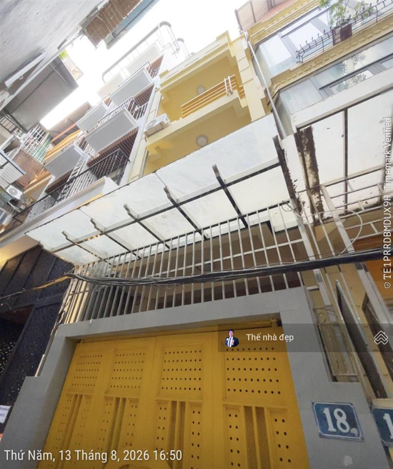 Hạ 1 tỷ. 9.9 tỷ trung liệt thông thái hà giá hời 52/56m2, 3t, 2 thoáng dân xây mt 4m, gần ôtô/phố