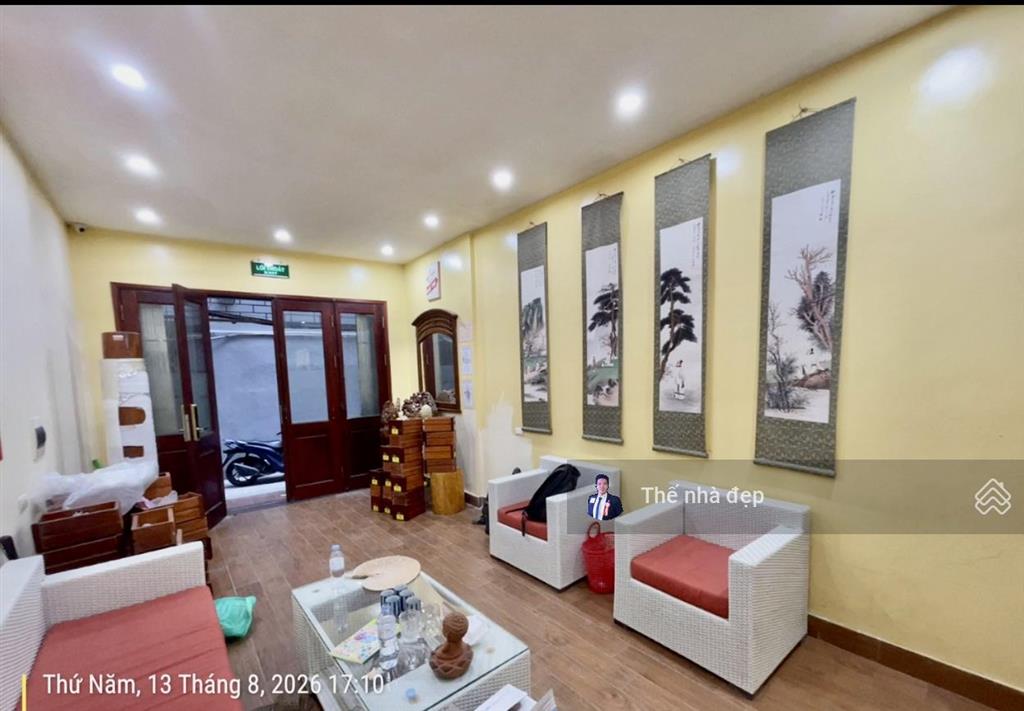 (hạ 2 tỷ) 9.5 tỷ trung liệt thông thái hà giá hời phố 49/52m2, 4t, 2 thoáng dân xây mt 4m, gần phố