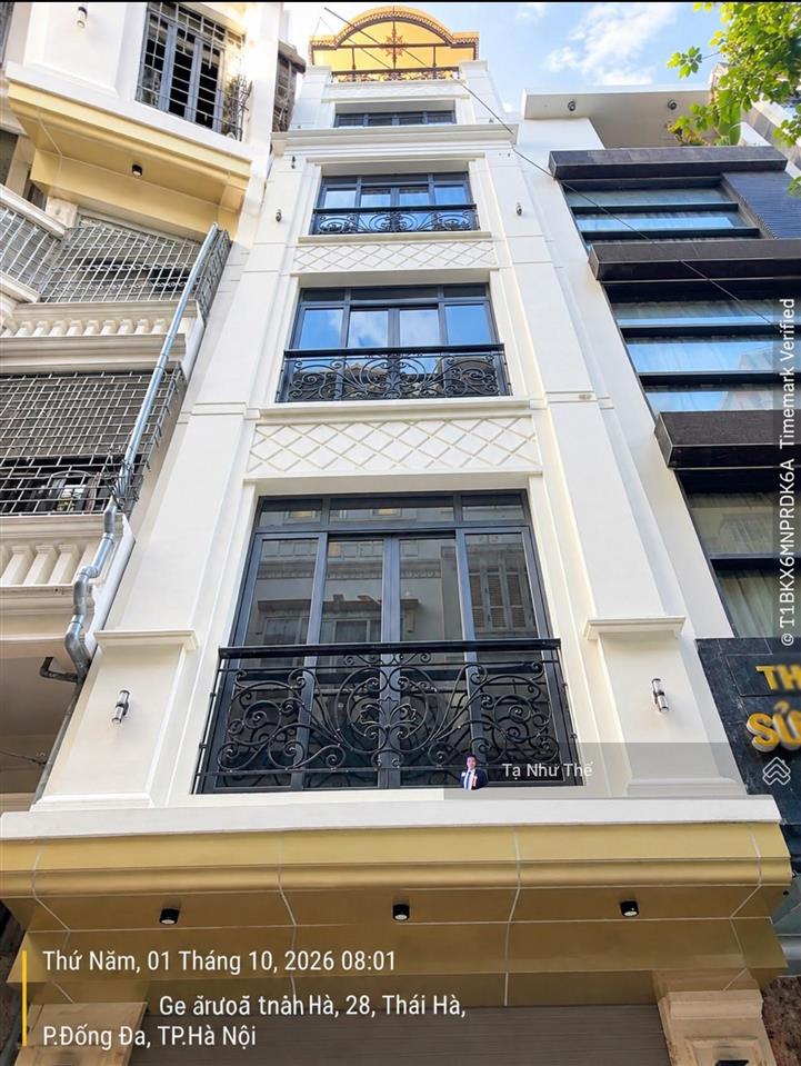 (hạ 3tỷ) 23.5tỷ thái hà 41m2/50m2 ôtô tránh vài nhà ra phố kinh doanh cty/vp/spa mt 5m 7t thang máy