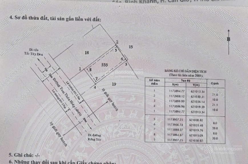 Bán đất nền đẹp đường tam thôn hiệp cần giờ