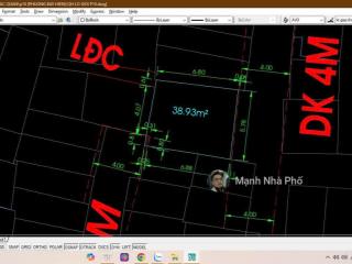 Bán nhà lạc long quân p.10 tân bình 40m2(5.9m x 8m)  2 tầng 4.45t tl