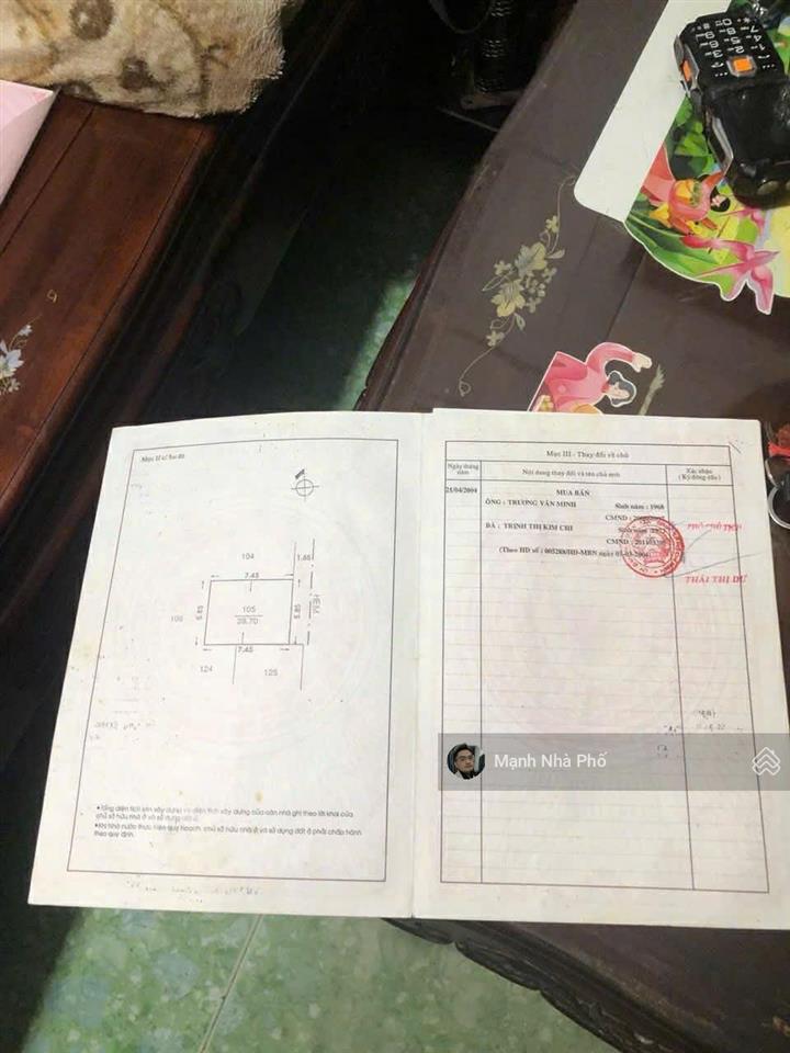 Bán nhà lạc long quân p.10 tân bình 40m2(5.9m x 8m)  2 tầng 4.45t tl