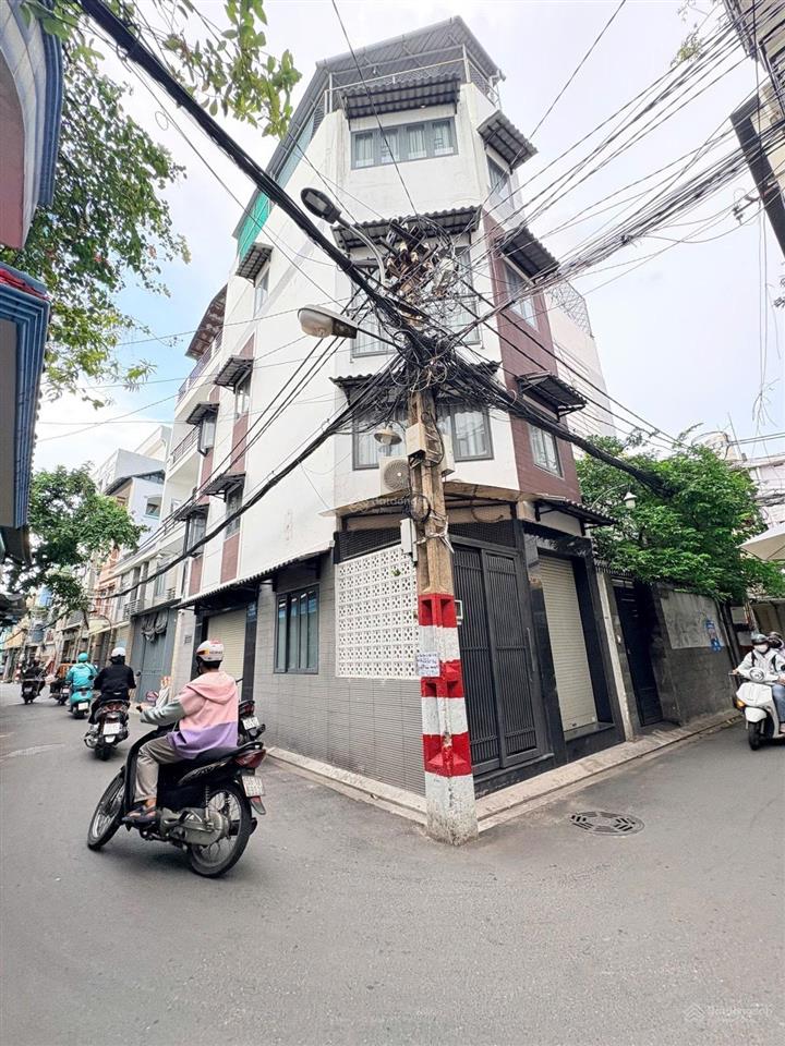 Bán nhà tứ hải p.6 tân bình lô góc mặt tiền kinh doanh 5 tầng 40m2
