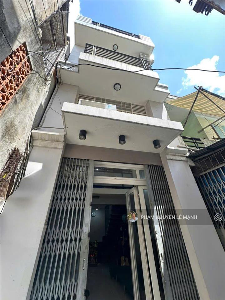Bán nhà trường chinh p.4 tân bình 4 tầng đúc btct 3pn 3wc  29,2m2(3.5x8.5) 5,3t tl
