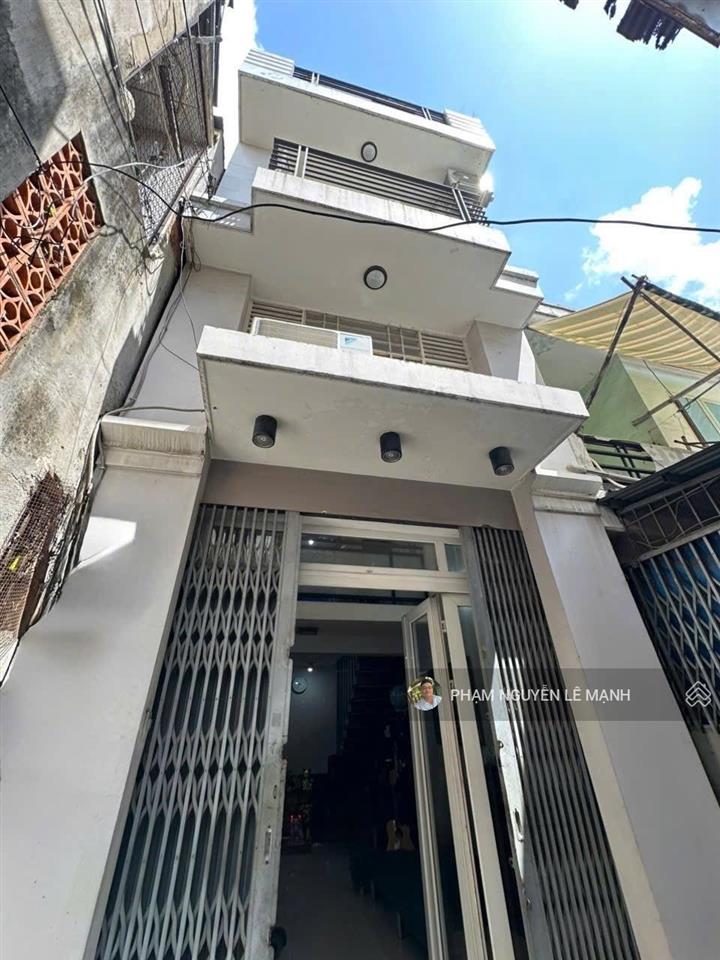 Bán nhà trường chinh p.4 tân bình 4 tầng đúc btct 3pn 3wc  29,2m2(3.5x8.5) 5,3t tl