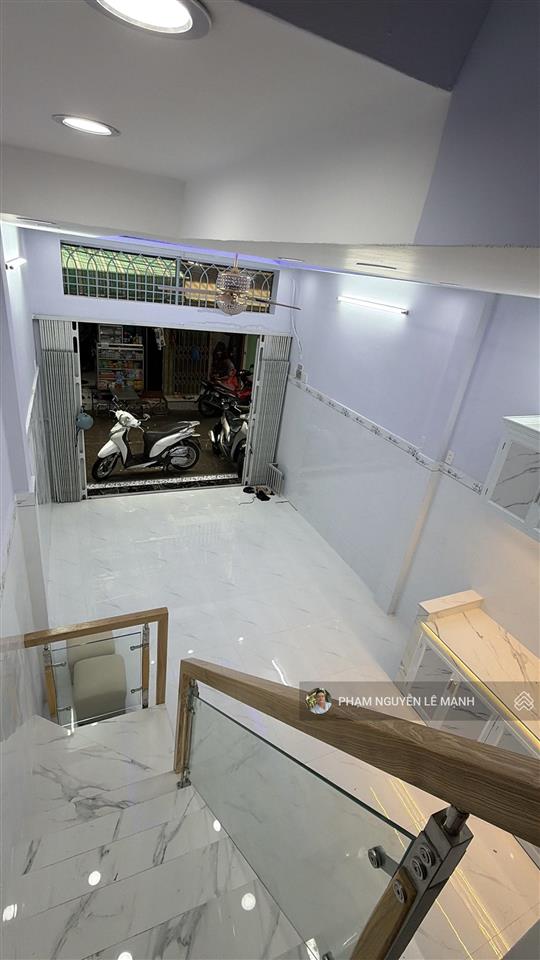 27m² (3,8x7m) 2 tầng sân thượng hẻm 5m thông 4,52 tỷ tl phó cơ điều minh phụng khu chợ thiếc