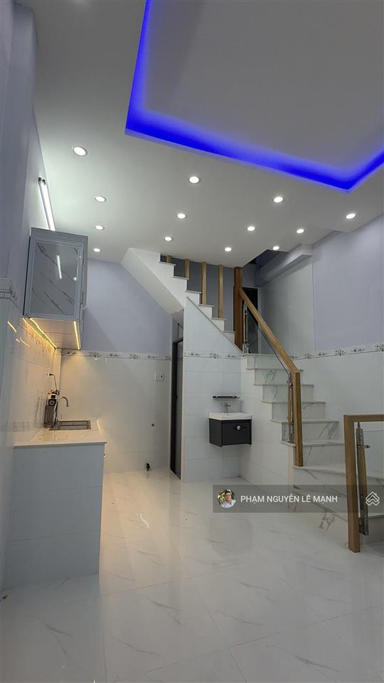 27m² (3,8x7m) 2 tầng sân thượng hẻm 5m thông 4,52 tỷ tl phó cơ điều minh phụng khu chợ thiếc