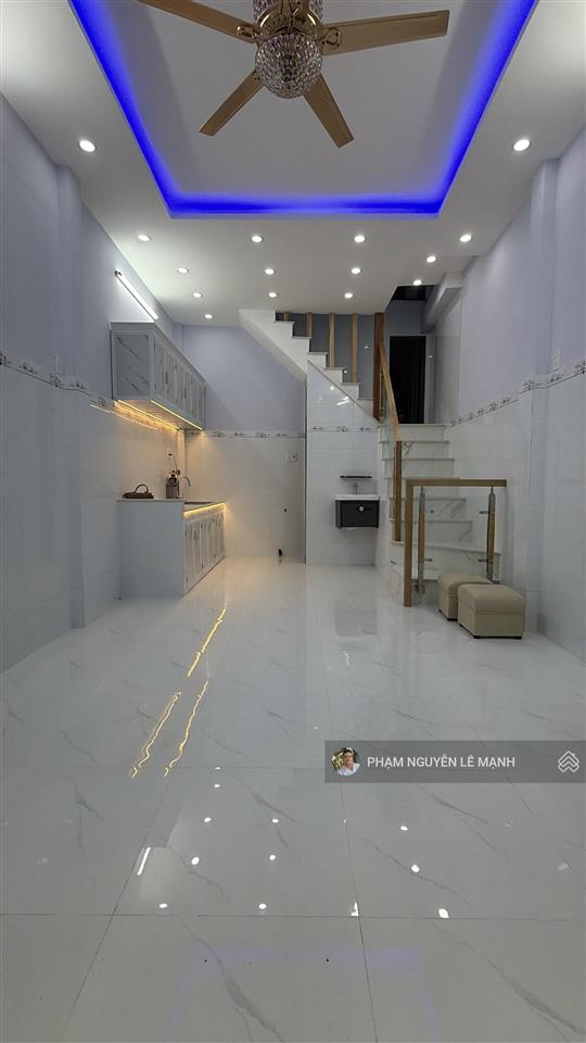 27m² (3,8x7m) 2 tầng sân thượng hẻm 5m thông 4,52 tỷ tl phó cơ điều minh phụng khu chợ thiếc