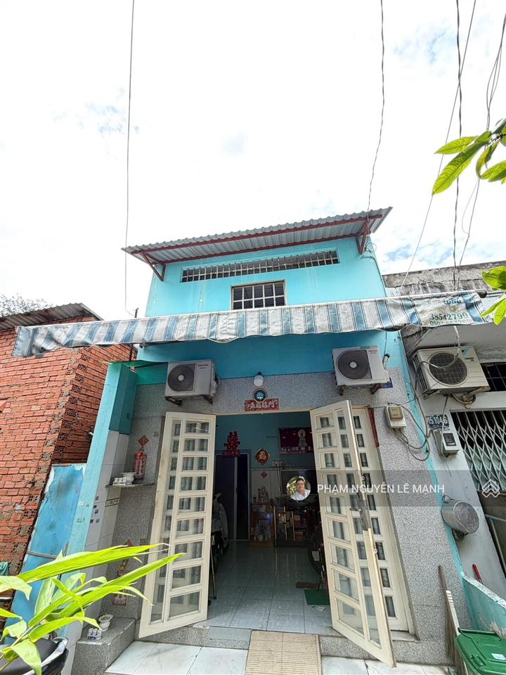 55m² (4,2x13m) nở hậu 4,46m hẻm xe hơi 1 trục 2 tầng 3pn full nội thất 4,85 tỷ tl