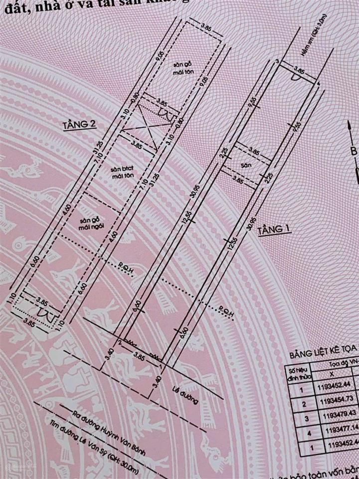 Rẻ nhất trục đường  tòa nhà tương lai mặt tiền lê văn sỹ  ctxd mới hầm 7 tầng  giá 260 triệu/m2