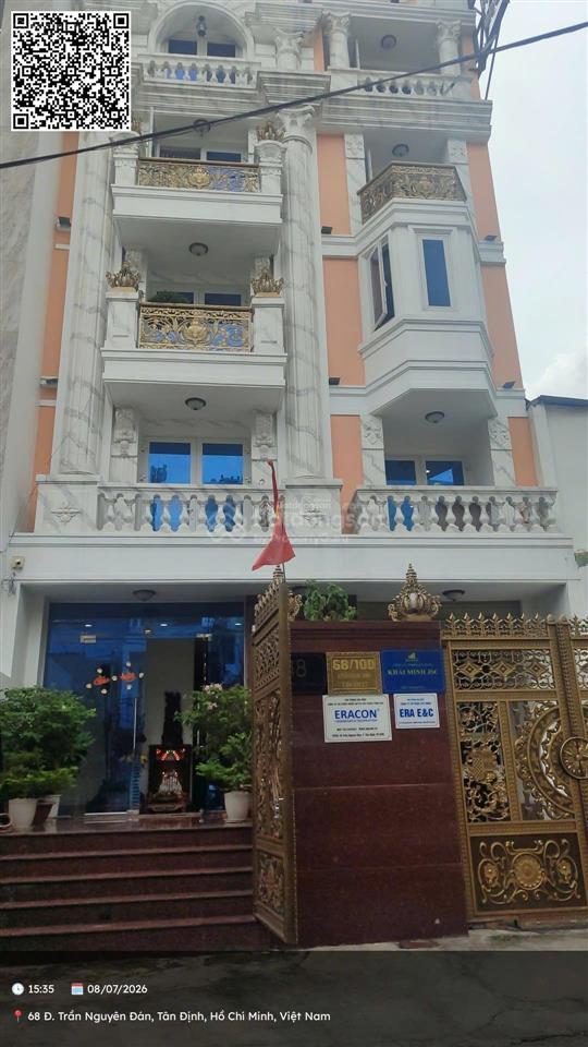 Ngộp bán gấp building tân định  8x20m  hầm 6 tầng  sẵn hdt 135 triệu/tháng  51 tỷ gấp bán