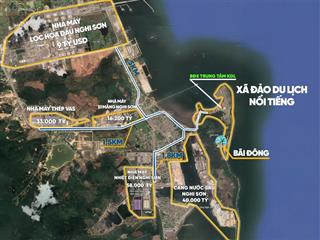 Bán lô đất đầu ve duy nhất trung tâm phường nghi sơn 258m2  2 mặt tiền