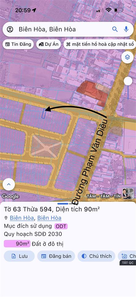 Đất tdc tân hạnh trục chính đường 22m  giá rẻ ace đầu tư tốt