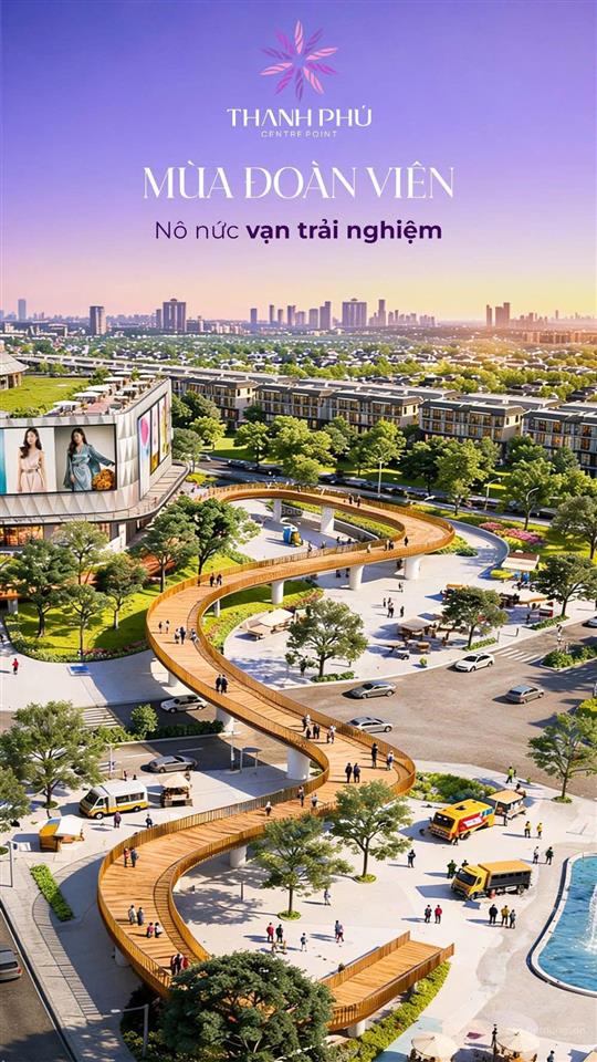 Đối diện mega mall  trục đường 32m nối liền eco retreat  trước nhà là bãi đỗ xe