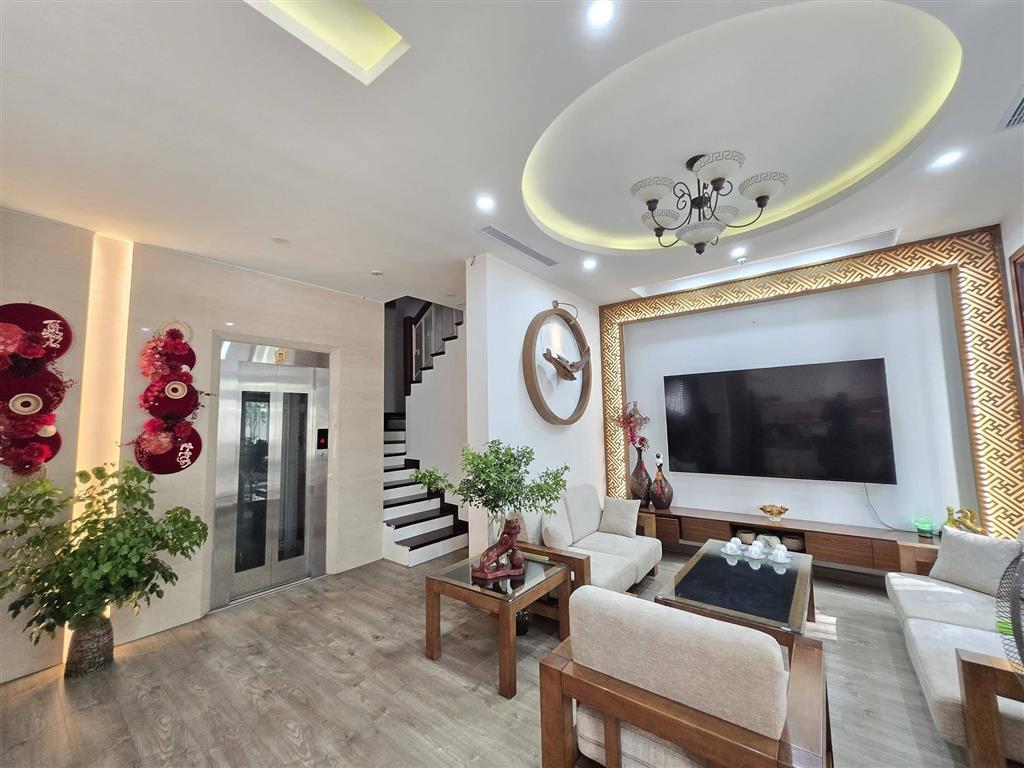 🔥 BIỆT THỰ LÔ GÓC KĐT MỚI TRUNG VĂN – 124M² – MT 14M – 5 TẦNG – THANG MÁY – FULL NỘI