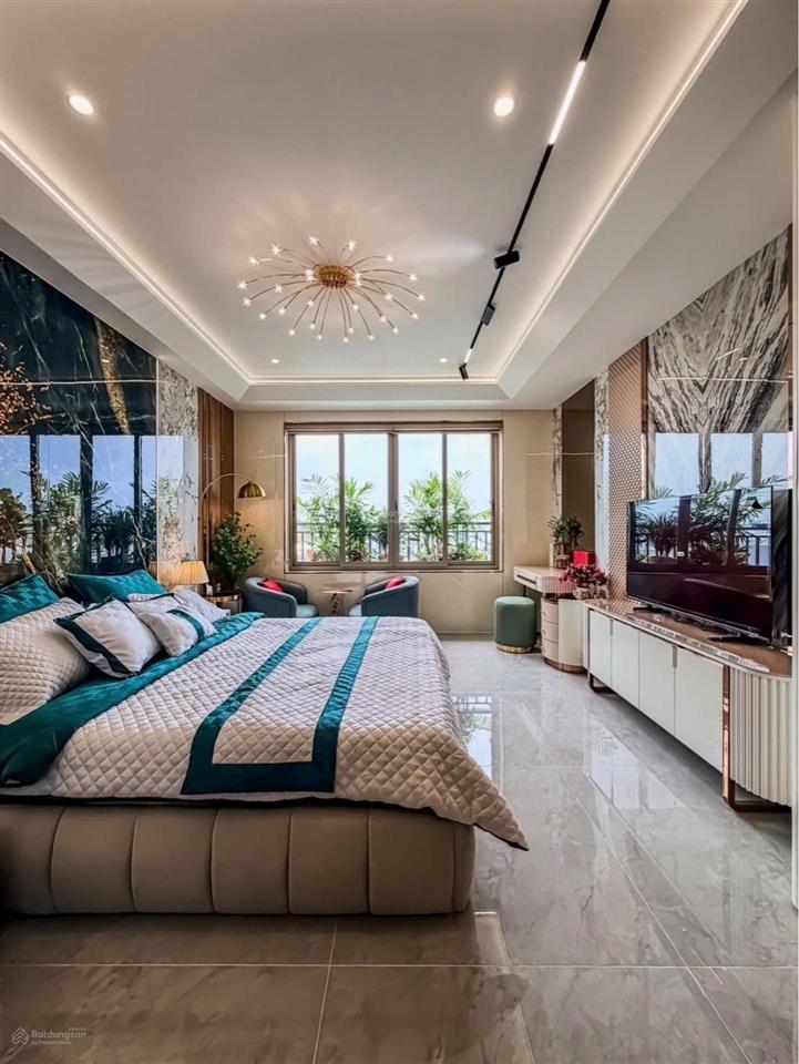 Siêu phẩm nhà mới 6 tầng, thang máy + full nt  hẻm nhựa 7m quang trung, gv  110m2  giá 19,6 tỷ.