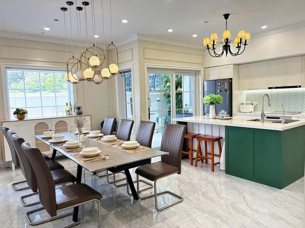 Cho thuê biệt thự smarthome 6 phòng ngủ khu biệt thự đồng bộ giá 35 triệu tại Dankia Đà