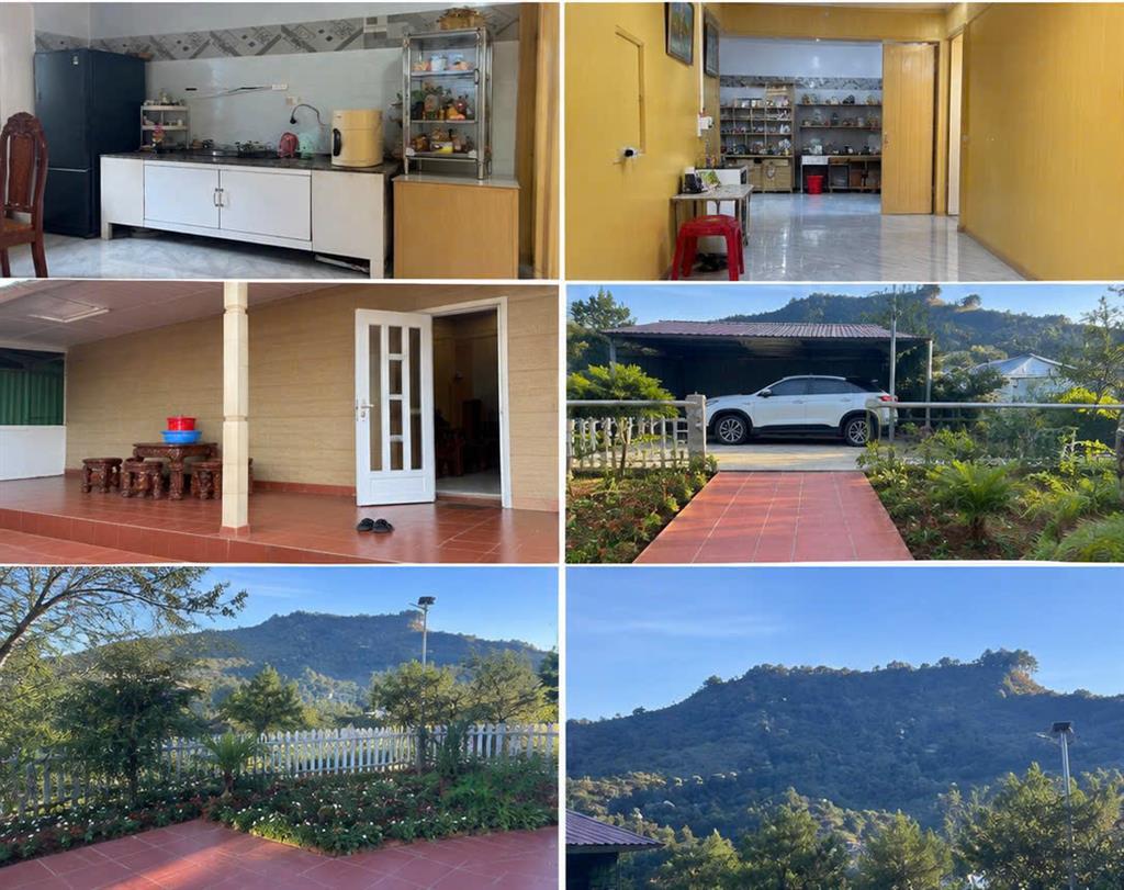 Cho thuê nhà vườn view đẹp khuôn viên 500m2 giá 12 triệu khu vực Hùng Vương Đà Lạt Lâm