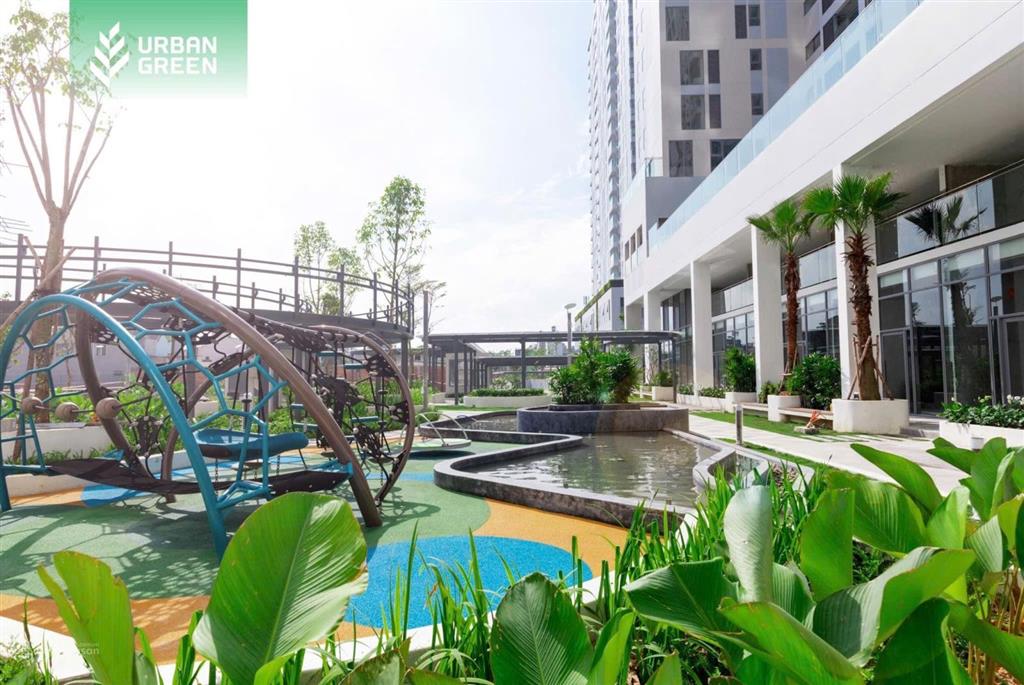 Cho thuê ch urban green| 2pn 65m2| giá 11 triệu| nt cơ bản| view hồ bơi| hướng đn mát mẻ