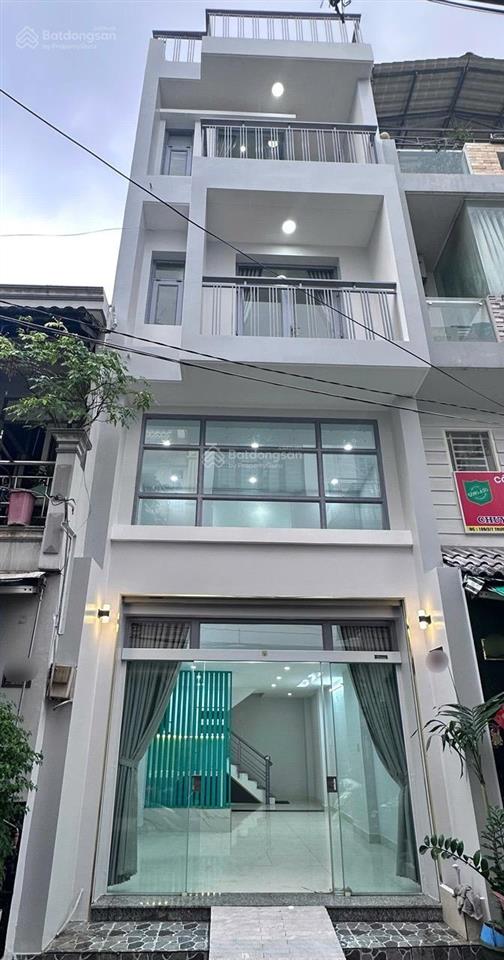 Căn nhà 4 tầng hẻm 5m thông trương phước phan p. bình trị đông, q. bình tân diện tích 4x10m