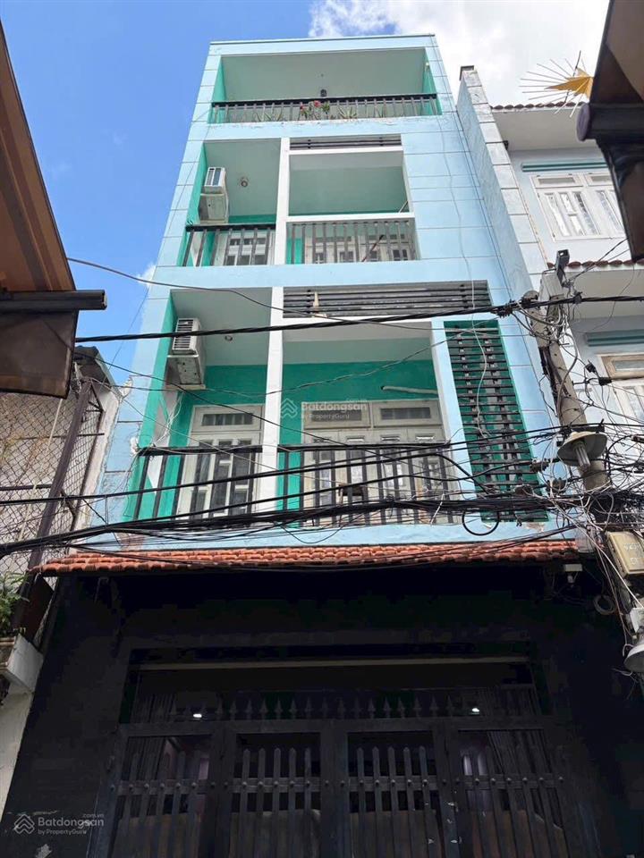 Nhà 1/ hẻm xe hơi tân hương  hẻm 5m thông vườn lài  4 tầng kiên cố  chỉ 6.8 tỷ