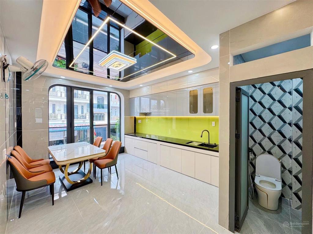 Nhà mới 5 tầng khu phân lô vip tây lân đường nhựa 20m có lề 7pn 8wc chỉ 7.7 tỷ tl