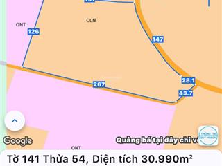 Bán đất hiếm tại đường 1, xã hòa hiệp, xuyên mộc, bà rịa vũng tàu, 85 tỷ, 31091 m2