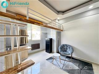 Phòng có gác siêu xinh gần 3/2 giáp quận 10, mặt tiền đường  thang máy, full nội thất  cửa sổ lớn