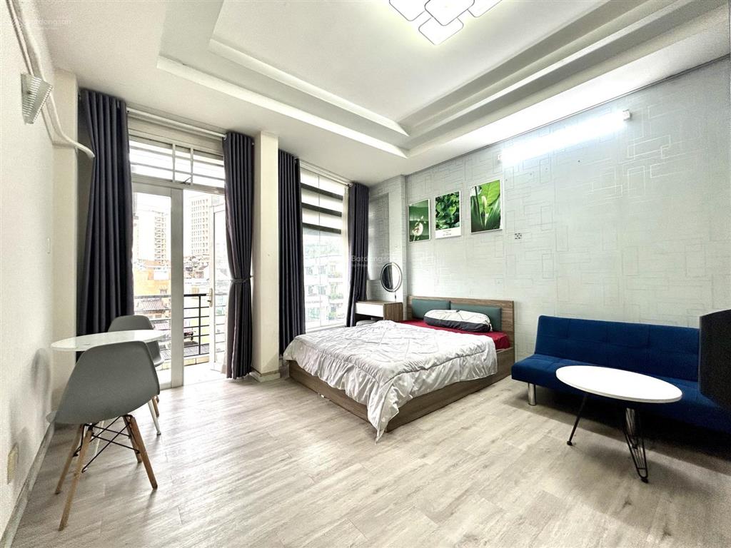 Quá đã ời  căn hộ 1pn ban công siêu đỉnh đầy đủ nội thất chỉ cần xách vali vào ở đi bộ đại học q5