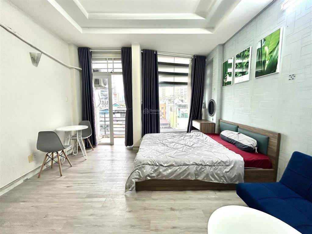 Quá đã ời  căn hộ 1pn ban công siêu đỉnh đầy đủ nội thất chỉ cần xách vali vào ở đi bộ đại học q5