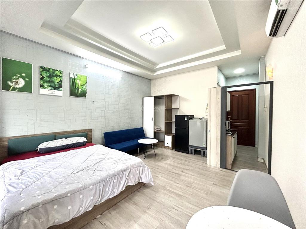 Quá đã ời  căn hộ 1pn ban công siêu đỉnh đầy đủ nội thất chỉ cần xách vali vào ở đi bộ đại học q5