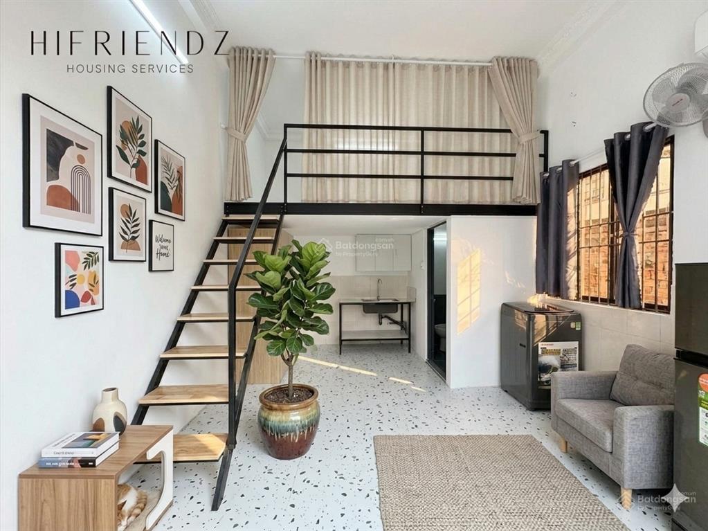 Khai trương duplex siêu rộng full nt ngay chân cầu chữ y  gác cao 1m8  ban công  ở được 4người