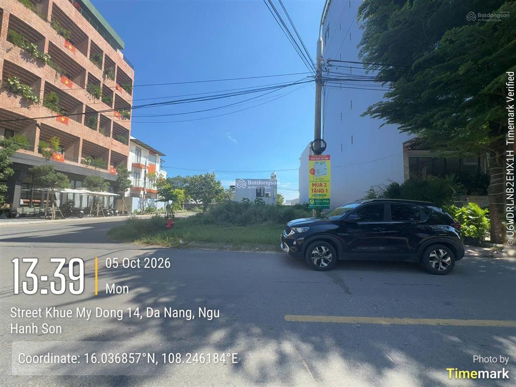 Cho thuê mặt bằng 113 m2 lô góc đường khuê mỹ đông 10 và khuê mỹ đông 14