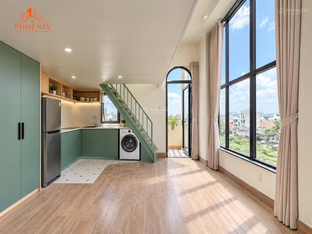 Duplex  ban công  full nội thất chỉ tính điện nước ngay hà huy giáp