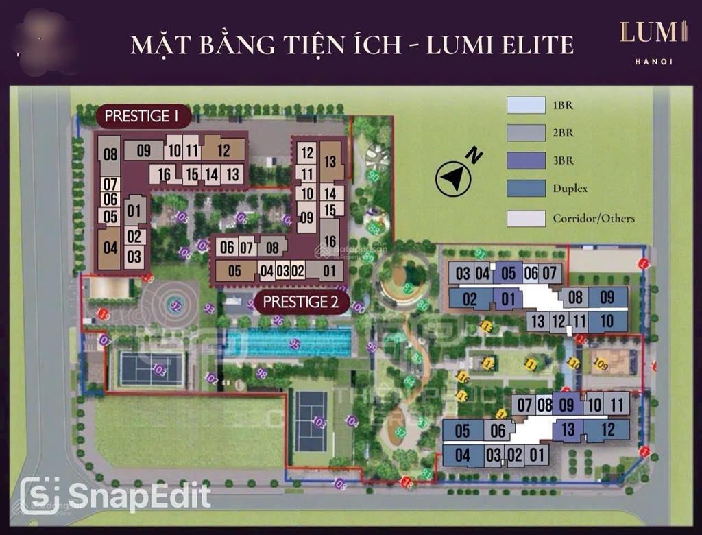 Hàng hiếm bán căn hộ chung cư tại lumi hanoi, 5,9 tỷ, 81 m2, 3pn, 2wc