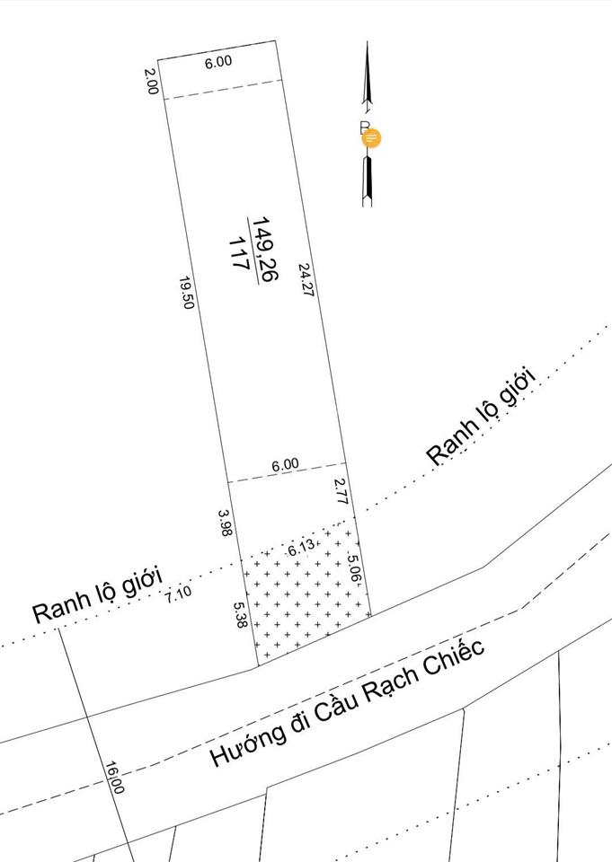 Bán nhanh lô đất đẹp gần đại lộ 3, 150m2 (6x25m), đường 8m, giá chỉ 73tr/m2