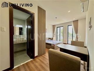 Căn hộ full nội thất  ban công riêng sát global city  lake view