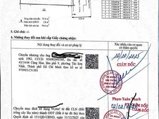 Bán đất 171/32 phước long, p. nam nha trang, 4,8 tỷ, 97.4m2, chính chủ giá ưu đãi