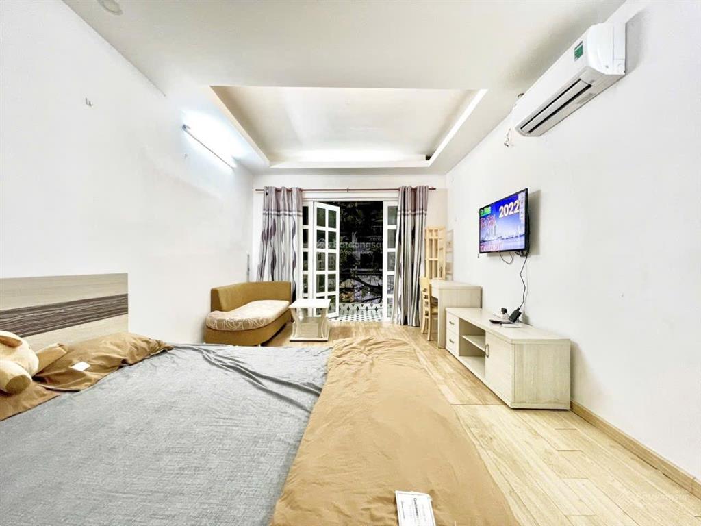 Cho thuê căn hộ 1pn 50m2 ban công có giặt riêng mặt tiền lê văn sỹ | quận 3