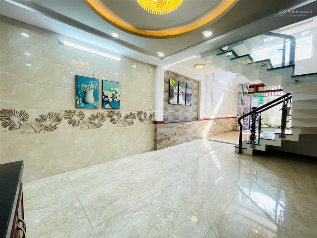 Bán nhà hẻm 6m thống nhất, p.16 gò vấp 4x16m 1 trệt 1 lửng 3 tầng giá 9.8 tỷ tl khu hoa sữa