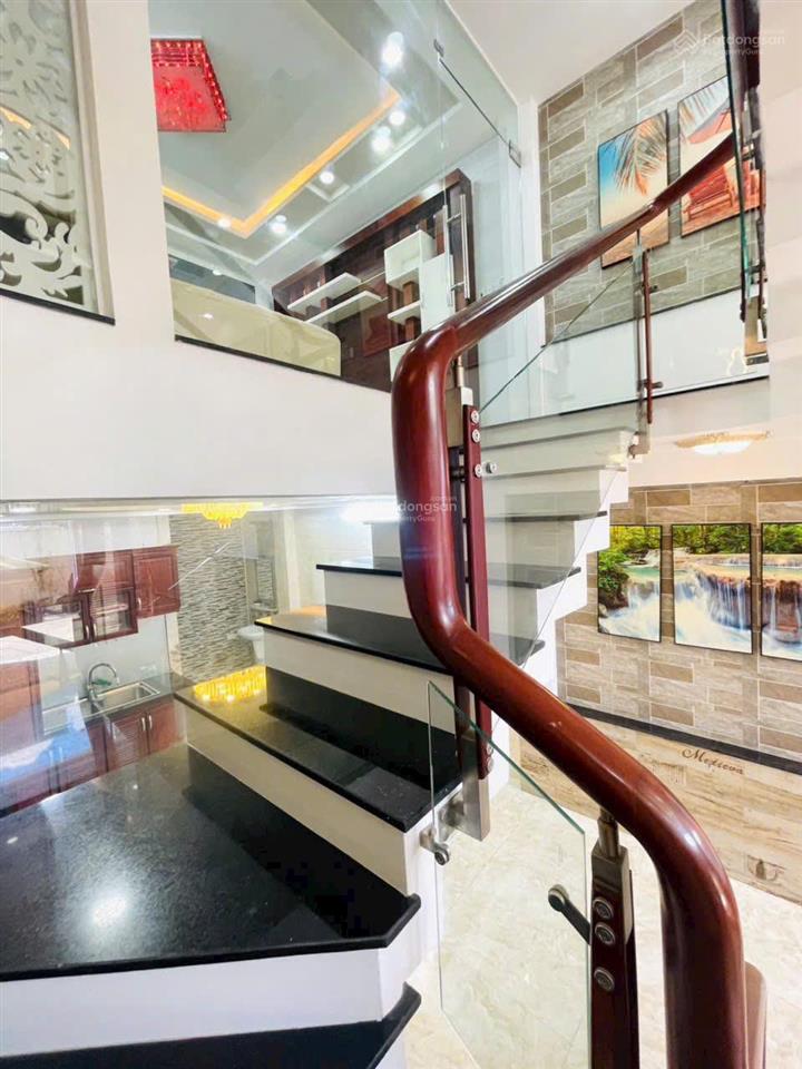 Bán nhà hẻm 6m thống nhất, p.16 gò vấp 4x16m 1 trệt 1 lửng 3 tầng giá 9.8 tỷ tl khu hoa sữa