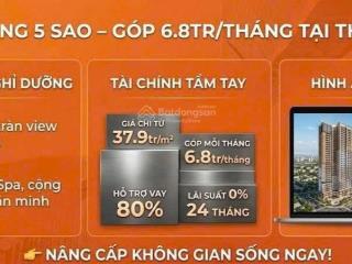 6,8triệu/tháng sở hữu căn hộ 2pn ngay metro số 1, full nội thất smarthome, miễn lãi 0% 24 tháng