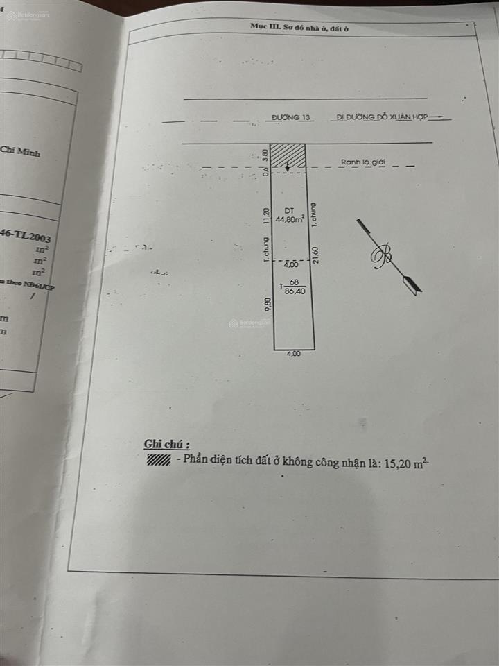 Cần bán nhà đường 13 phước bình