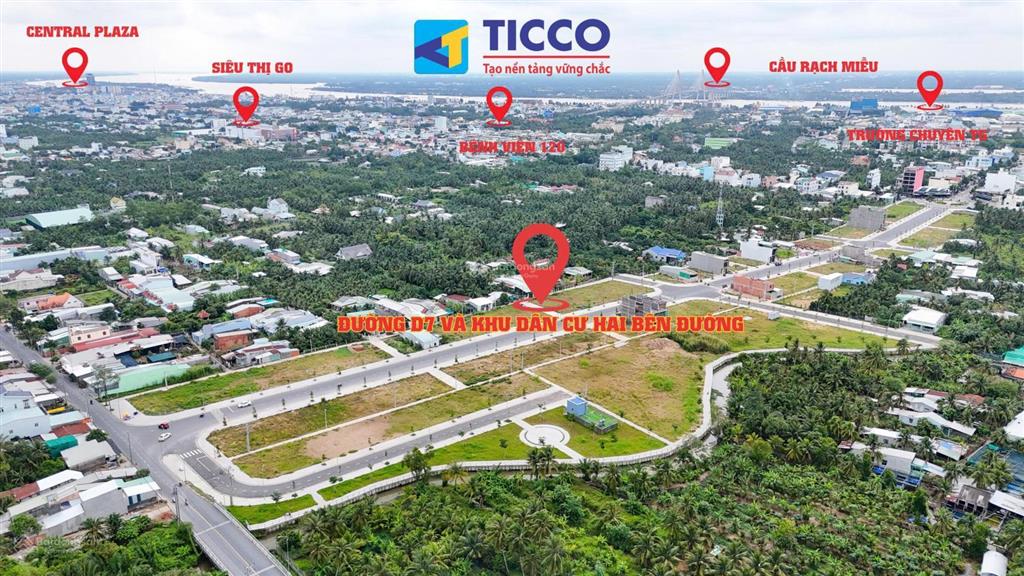 Bán dn view đẹp tại d7, trung an, tp.mỹ tho, 4,485 tỷ, 115m2